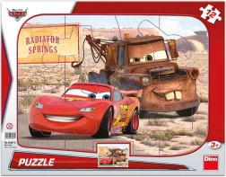 Dino Puzzle Cars: Fulger & Mater 12 piese