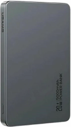 Power bank magnetic 5000 mAh 20W cu MagSafe și PD, gri