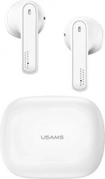 Căști wireless Bluetooth TWS 5.0 USAMS seria SM albe