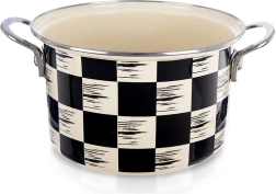Oală emailată Șah 22 cm, 4 l