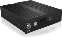 Sertar ICY BOX pentru HDD SATA de 3,5″ în bay de 5,25″ cu ventilator