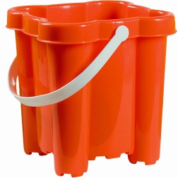 Androni găleată castel cu 4 turnuri, înălțime 20 cm – Roșu