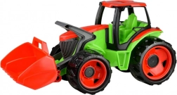 Tractor cu cupă albastru-gri