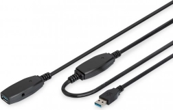 Cablu USB 3.0 prelungitor activ 20m negru