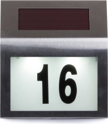 Lampă solară LED pentru numărul casei