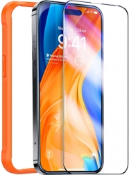 Sticla temperată Torras pentru iPhone 15 - Instalare Master