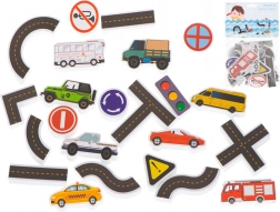 Puzzle de baie din spumă cu tema orașului