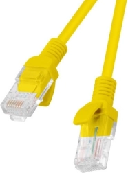 Patchcord LANBERG 0,25m galben 10-pack