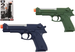 Pistol de plastic 17 cm cu lumină și sunet