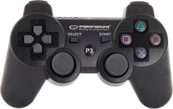 Gamepad wireless ESPERANZA pentru PS3, Bluetooth, negru