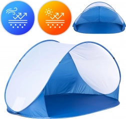 Cort de plajă Pop-Up împotriva vântului
