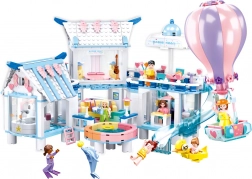 Vilă plutitoare cu piscină