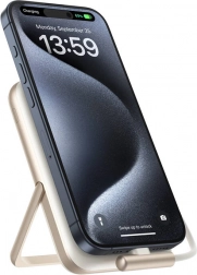 Baterie externă magnetică Choetech 10000 mAh 20 W PD cu cablu USB‑C – albă