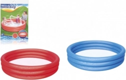 Piscină gonflabilă pentru copii roșie 152x30 cm Bestway cu plasture de reparație