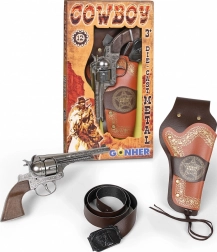 Set de joc cowboy cu revolver și stea de șerif