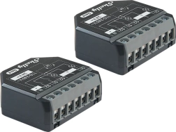 Set 2 controlere shelly 2pm gen4 zigbee/matter pro pentru rulouri și aparate