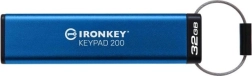 Card de memorie 32GB IronKey Keypad 200 FIPS140-3 Lvl3 AES-256