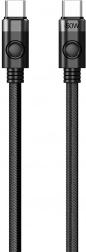 Orico cablu de încărcare USB‑C la USB‑C 60 W, negru