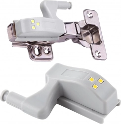 Lumină pentru balama dulap cu 3 LED-uri