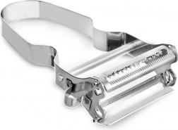 Curățător dublu din inox pentru legume și fructe 11,5 cm