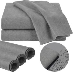 Lavete din microfibră pentru geamuri fără urme 40 × 50 cm, set 3 buc RUHHY