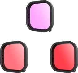 Set de filtre impermeabile Telesin pentru GoPro Hero 9 / Hero 10 / Hero 11 / Hero 12 (GP-FLT-904)