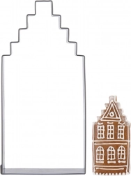 Decupator din inox în formă de căsuță 12 cm