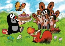 Dino Puzzle Krtek Narozeniny 24 Maxi Piese