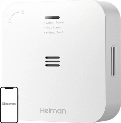 Detector wireless de monoxid de carbon Heiman
