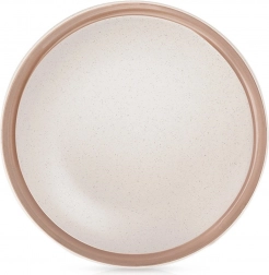 Farfurie de desert din ceramică Arthena Beige 20,5 cm