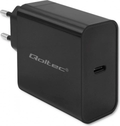 Încărcător rapid Qoltec 65W USB-C negru
