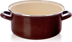 Oală emailată Brown 24 cm, 4 l