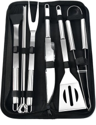 Ag666g set de grătar 10 piese în servietă