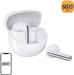Căști wireless TWS QCY AilyBuds Pro HT10 cu ANC, alb