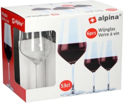Pahare pentru vin roșu Alpina 530 ml (6 buc.)