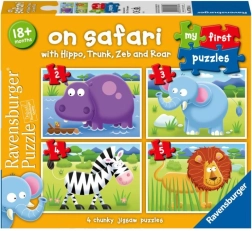 Primul meu puzzle: În Safari 4 în 1
