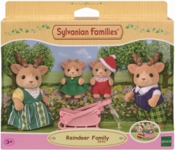 Sylvanian Families familia de reni cu sanie