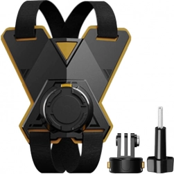 PULUZ suport magnetic pentru cască de motocicletă pentru camere sport (inclusiv ACE PRO 2, OSMO ACTION 5 PRO)