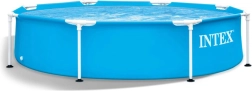 Piscină de grădină cu cadru 244 × 51 cm Intex Metal Frame