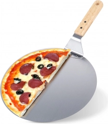 Paletă pentru pizza din oțel cu mâner din lemn 48,5 × 30,5 cm VILDE