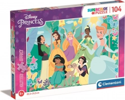 Clementoni puzzle sclipitoare Disney prințese în grădină 104 piese