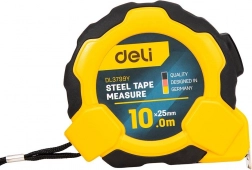 Bandă măsurătoare de oțel 10m cu blocare automată - Deli