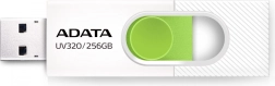 Flash disk UV320 256GB USB3.2 alb și verde
