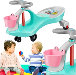 Mașinuță gravitațională de echilibru swing car pentru copii – verde