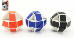 Șarpele magic Rubik twist colorat 26 cm