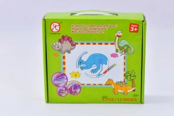 Mac Toys Puzzle Dinozauri cu Pictură cu Apă