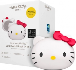 Periuță Sonic pentru curățarea feței 4 în 1 Geske cu aplicație (Hello Kitty starlight)
