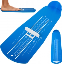 Aparat albastru pentru măsurarea mărimii încălțămintei