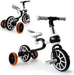 Tricicletă și bicicletă 4in1 neagră ECOTOYS