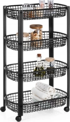 Raft mobil cu patru niveluri 46,5 × 26 × 79 cm